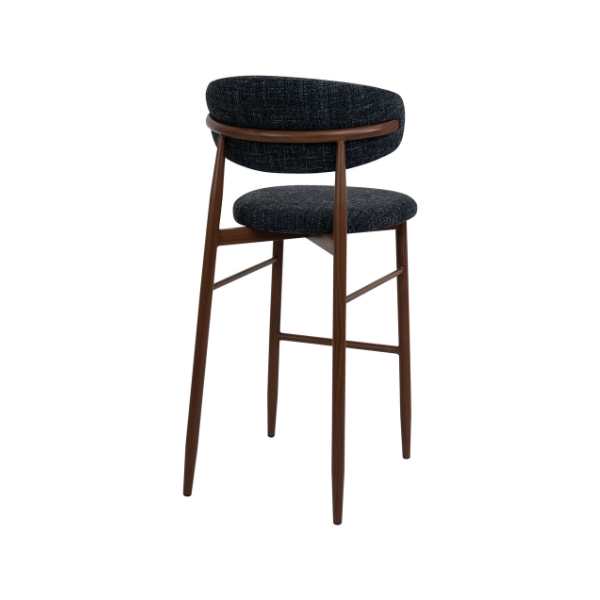 Lucien Bar Stool - Charcoal - Image 2
