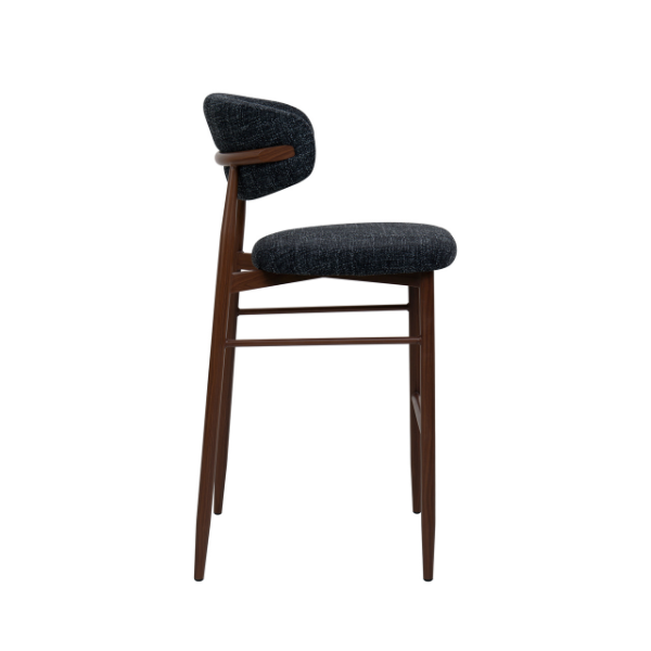 Lucien Bar Stool - Charcoal - Image 3