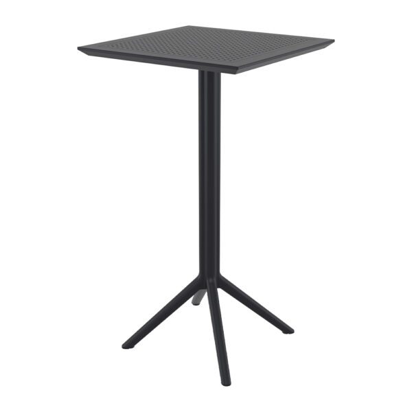 Sky 60x60cm Folding Bar Table – Black