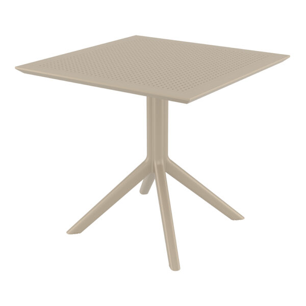 Sky 80x80cm Dining Table Taupe