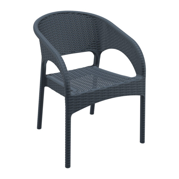 Panama Armchair Dark Grey