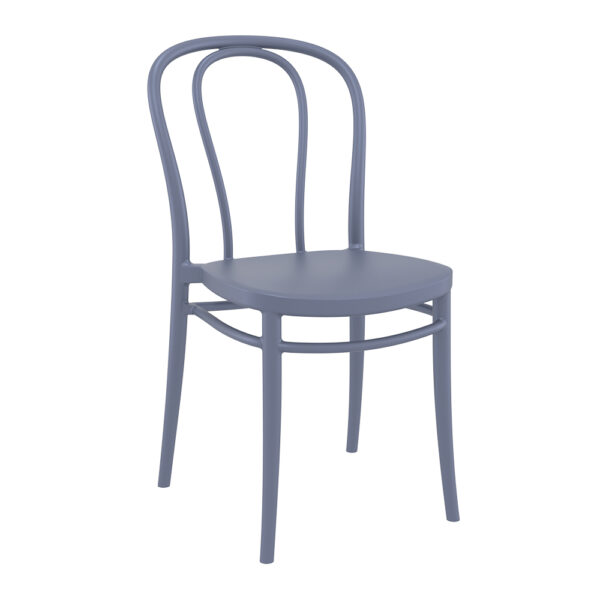 Victor Side Chair – Dark Grey