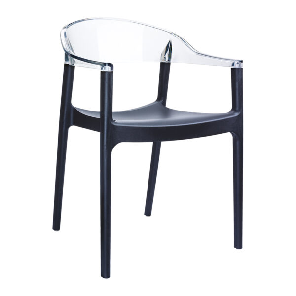 Siesta Carmen Armchair – Black/Clear