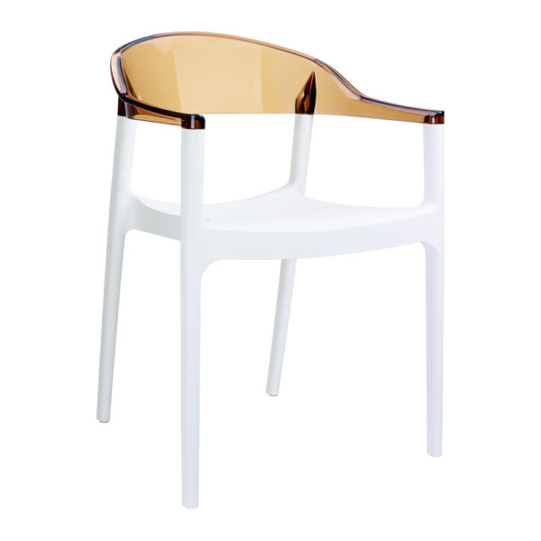 Siesta Carmen Armchair – White/Amber