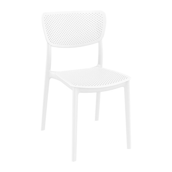 Lucy PP Side Chair – White