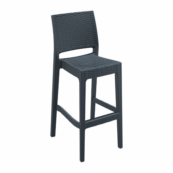 Jamaica Bar Stool Dark Grey