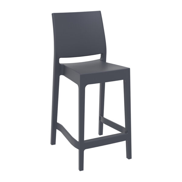 Maya Kitchen Stool Dark Grey