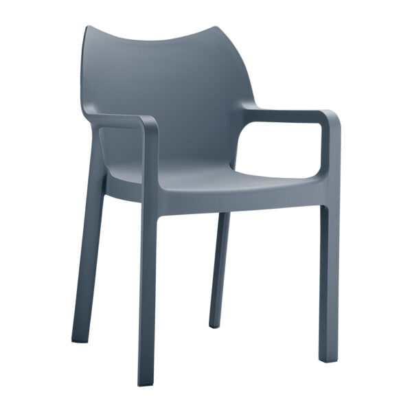 Diva Armchair Dark Grey