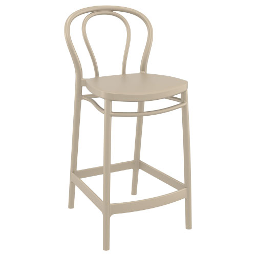 Victor Kitchen Stool – Taupe