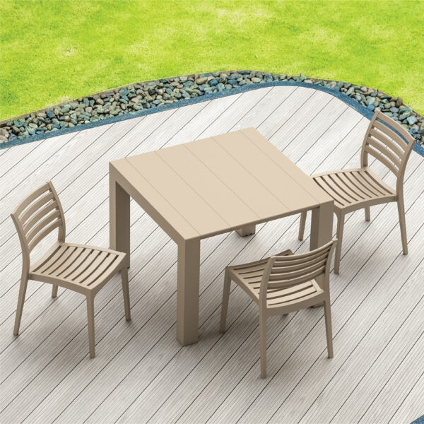 Siesta Vegas Extendable 100-140 Table - Taupe - Image 3