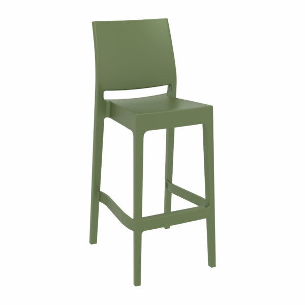 Siesta Maya Bar Stool - Olive Green