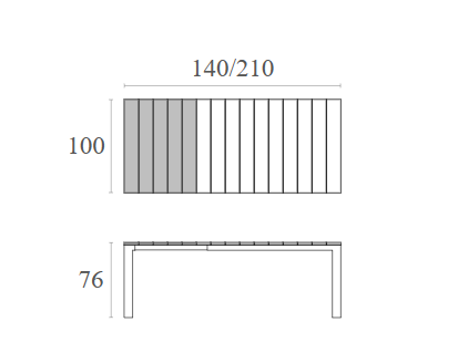 Atlantic Extendible Table 140-210 - Image 6