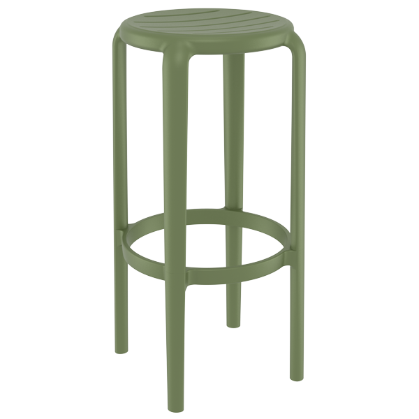 Siesta Tom Bar Stool – Olive Green