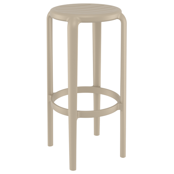 Siesta Tom Bar Stool – Taupe