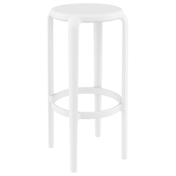 Siesta Tom Bar Stool – White