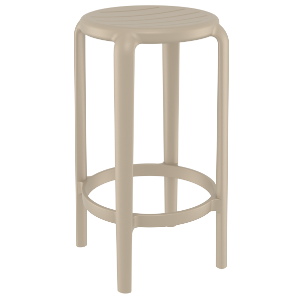 Tom Kitchen stool 65 – Taupe