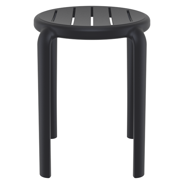 Tom Low stool 45 – Black