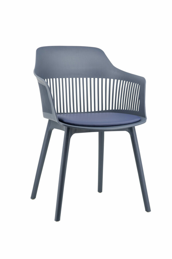 Lyric Arm Chair Polypropylene-DarkBlue F