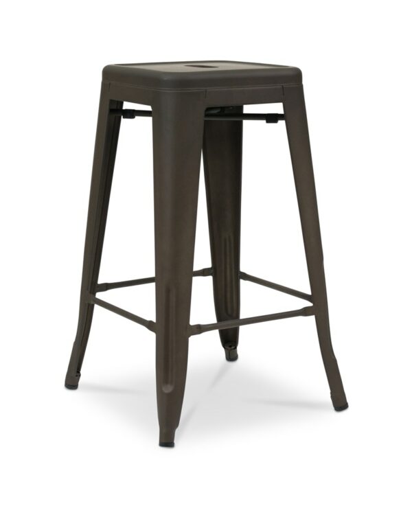 Tolix Kitchen Stool 65cm Rusty