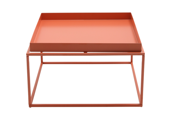 Cube 60cm Square H36cm Table Orange