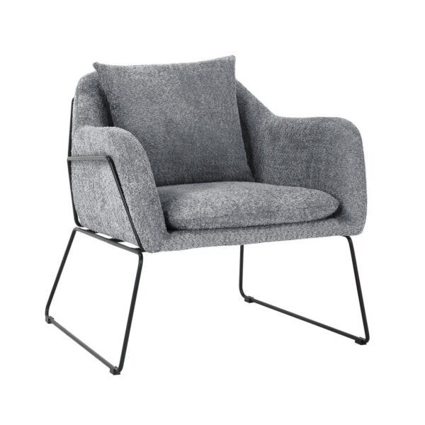 Memphis Occasional Chair – Grey Fabric