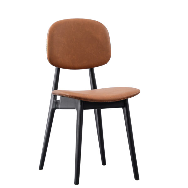 Lula Dining Chair – Tan PU