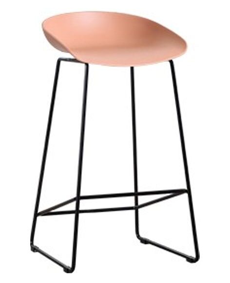 Camden Kitchen Stool Metal – Pink