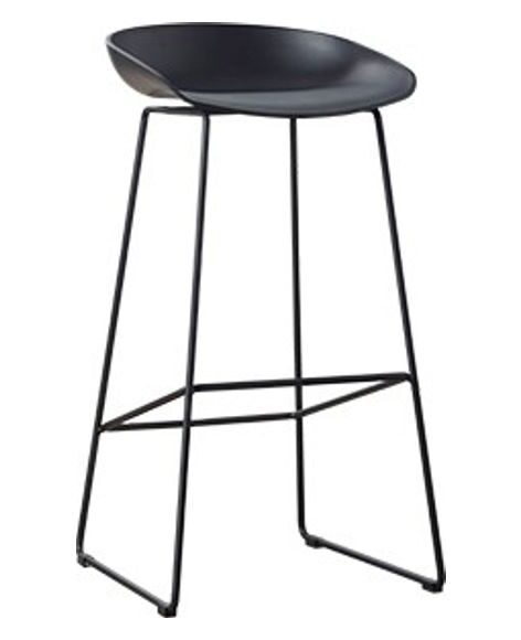 Camden Bar Stool Metal – Black