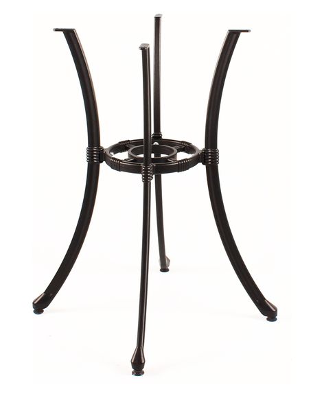 Finley Wide Restaurant Table Base – Black