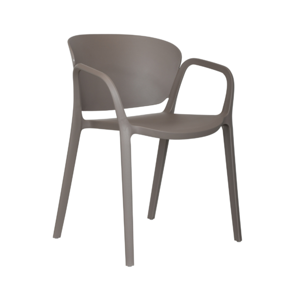 Bent Dining Chair - Taupe