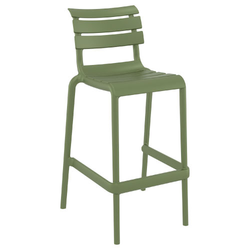 Helen Bar Stool – Olive Green