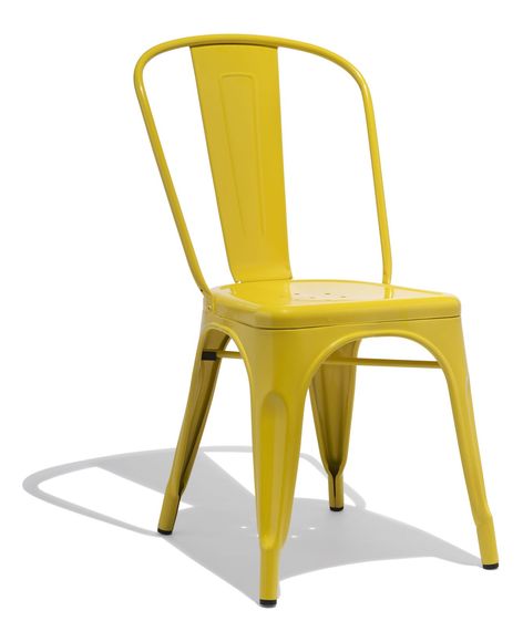 Tolix Dining Chair – Yellow