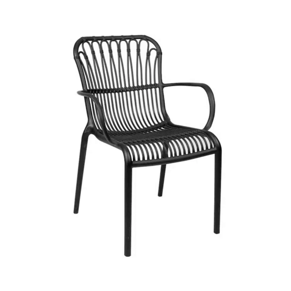 Lola Arm Chair – Black