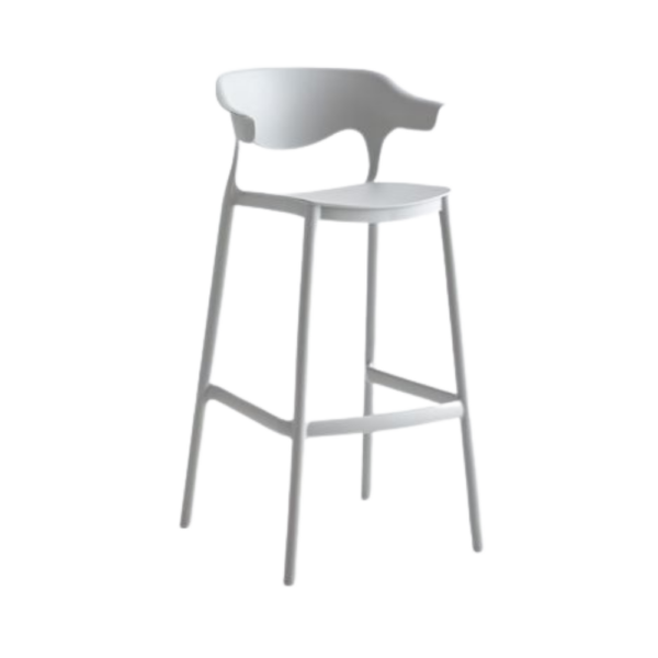 Turin Kitchen Stool – Light Grey