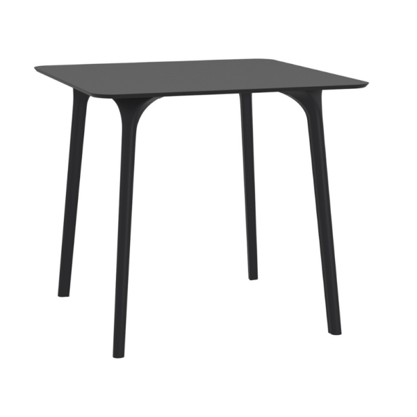 Siesta Maya 80×80 Table – Black