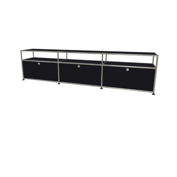 Modular 3Dr Media Unit TopShelf- Black