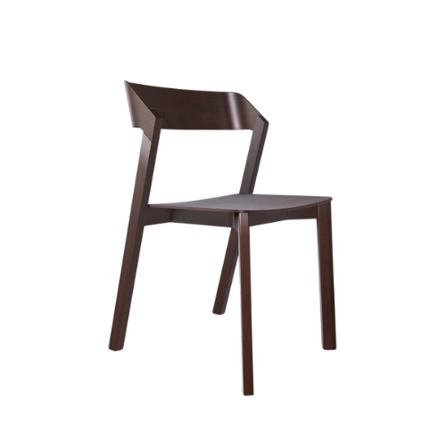 Alba Side Chair – Oak Sprayed Walnut