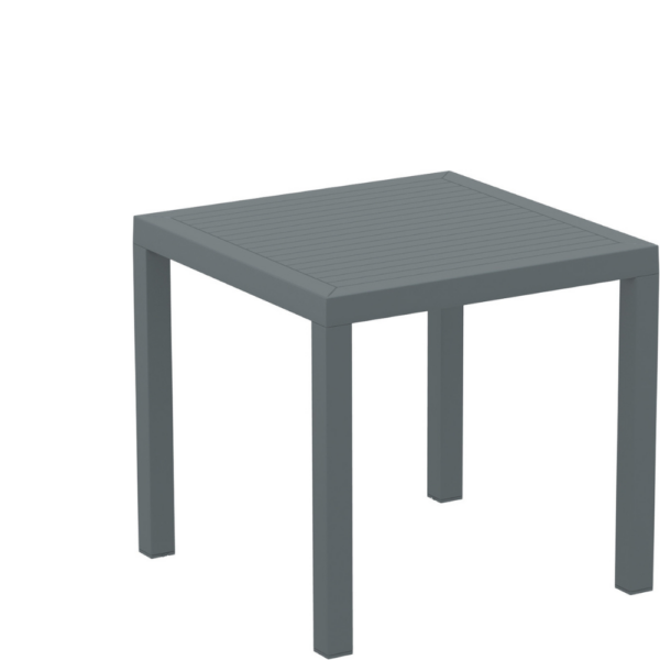 Siesta Ares 80×80 Table – Dark Grey