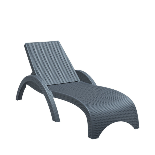 Siesta Fiji Sun Lounger – Dark Grey