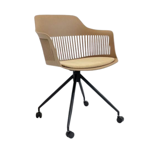 Lyric Chair Blk41 Frame Coffee F Seat