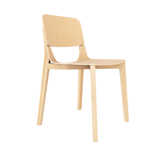 Petal Side Chair Natural Oak