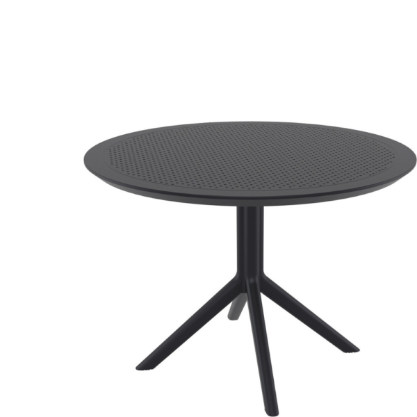 Siesta Sky 105cm Dining Table – Black