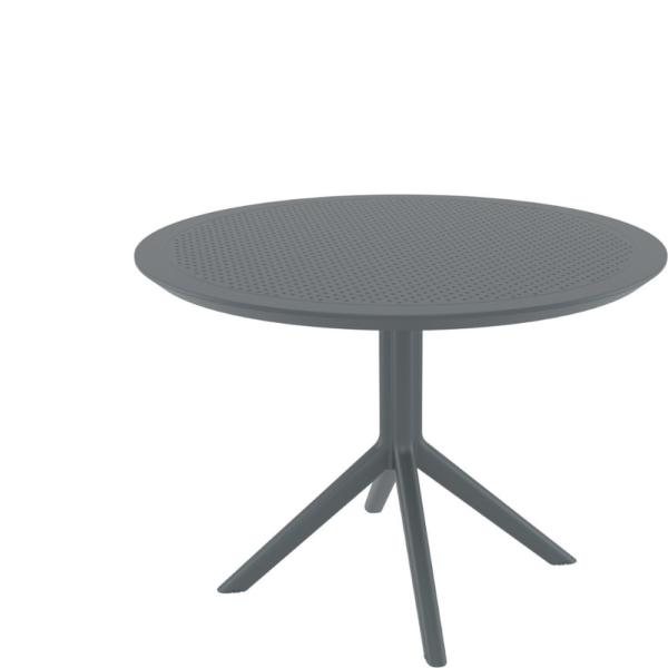 Siesta Sky 105cm Dining Table – Dark Grey