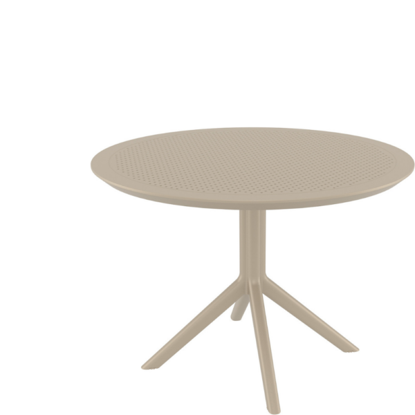 Siesta Sky 105cm Dining Table – Taupe