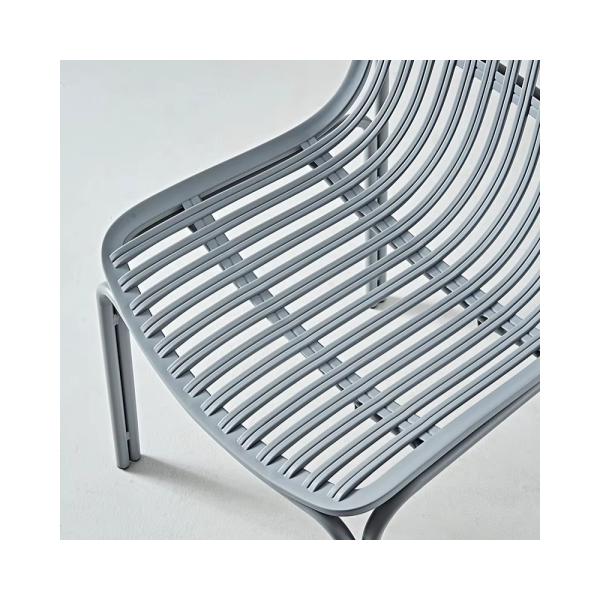 Tina Dining Chair - Grey (No Cushion) - Image 3
