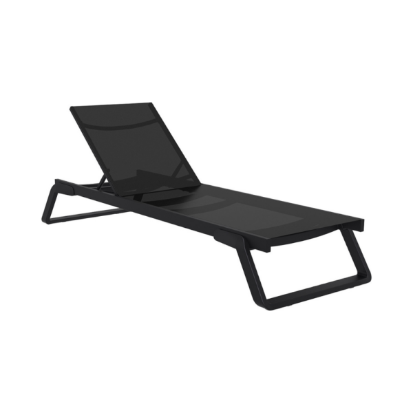 Siesta Tropic Sun Lounger – Black-Black