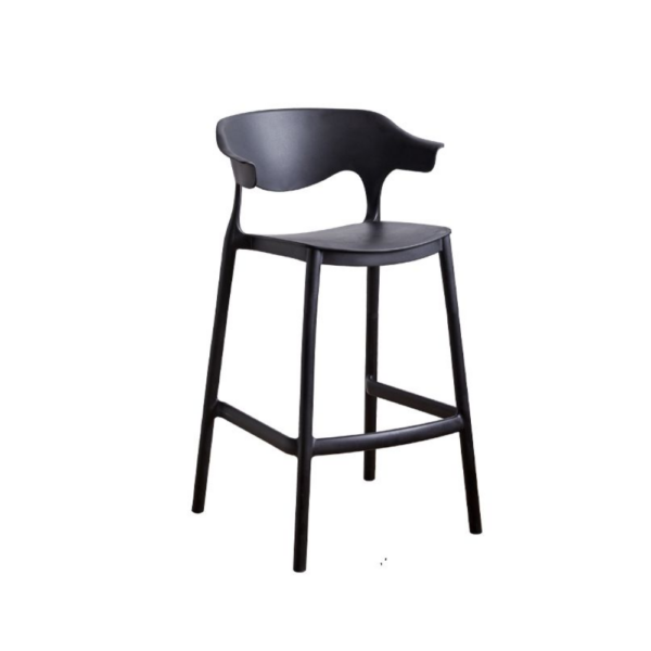 Turin Kitchen Stool Black