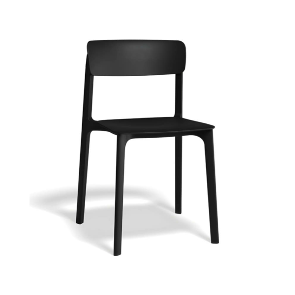 Clay Side Chair Polyprop Black