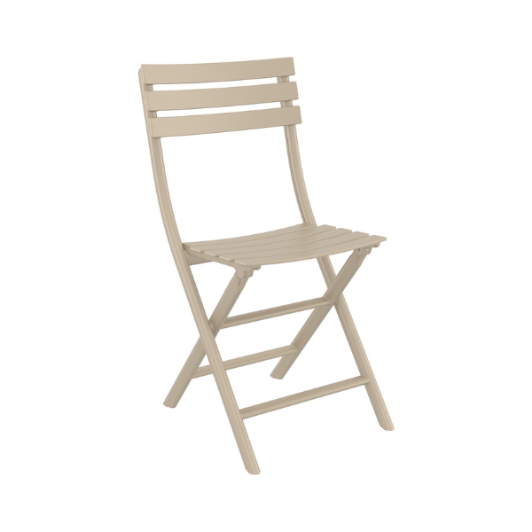 Helen Folding Chair – Taupe