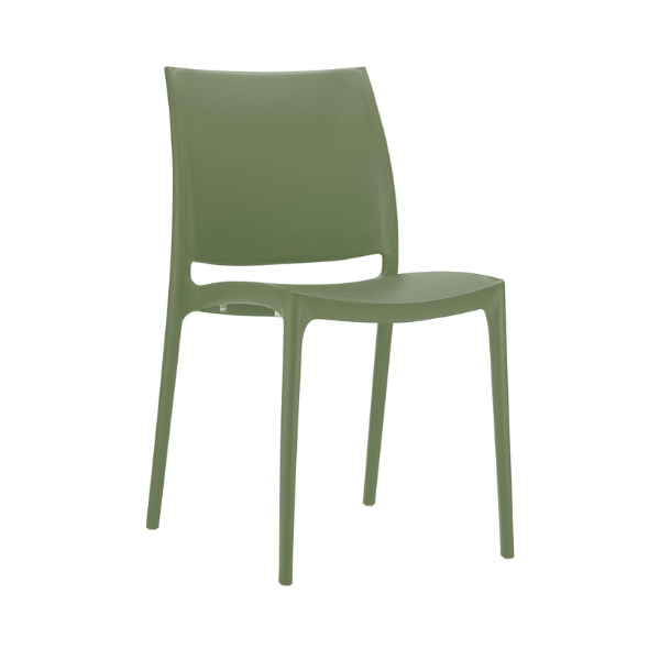 Siesta Maya Side Chair – Olive Green